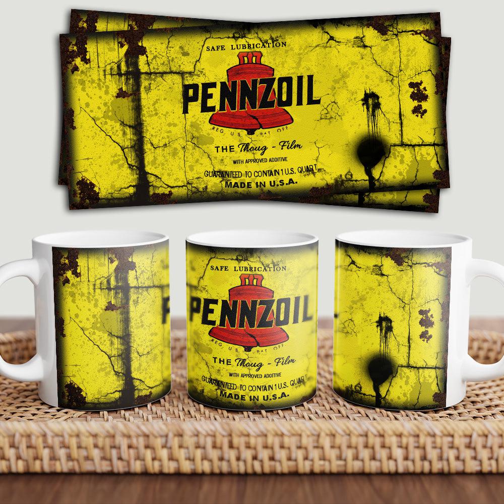 Pennzoil Motorolie Keramisk Krus-Krus-Motorolie-Garage Culture Shop- garage - man cave - merchandise