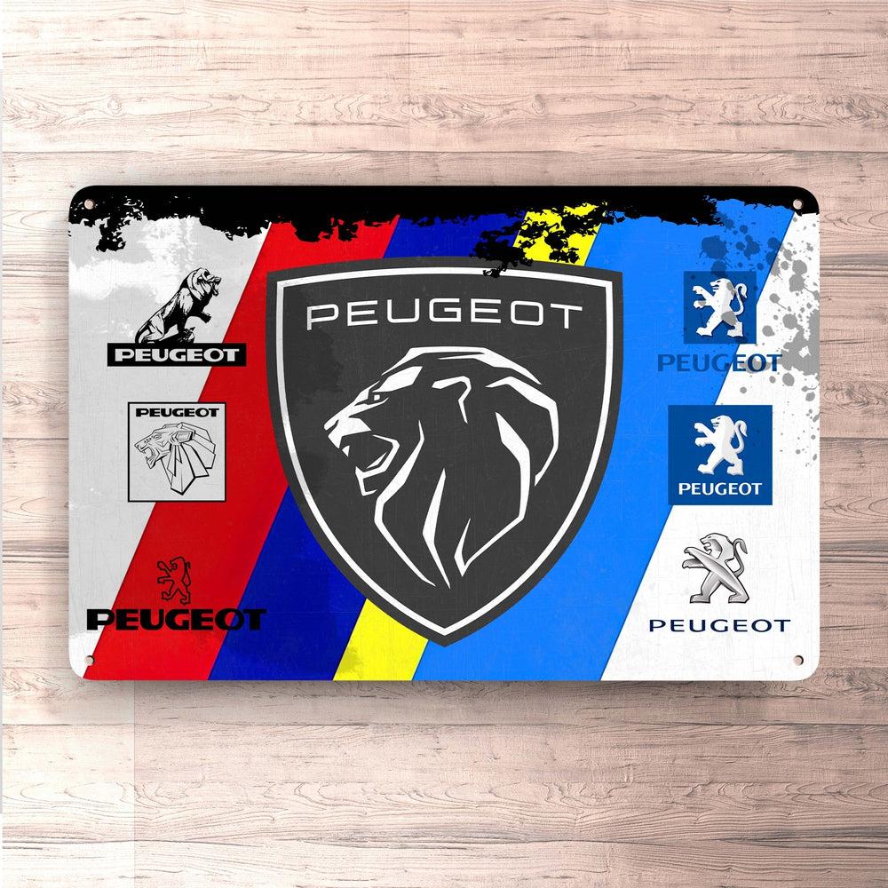 Peugeot Skilte, Musemåtte, Dørmåtte-Skilte-Peugeot-Garage Culture Shop- garage - man cave - merchandise