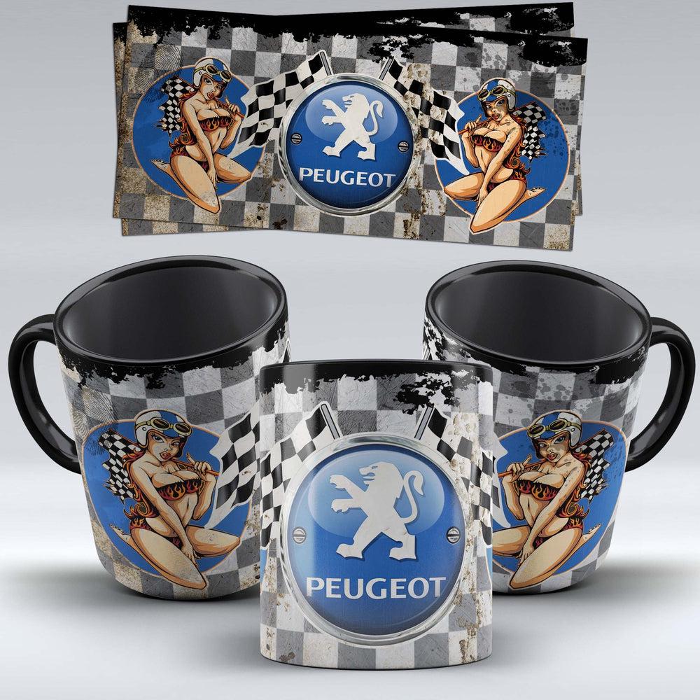 Peugeot "To Toner" Vintage Keramisk Krus-Krus-Peugeot-Garage Culture Shop- garage - man cave - merchandise