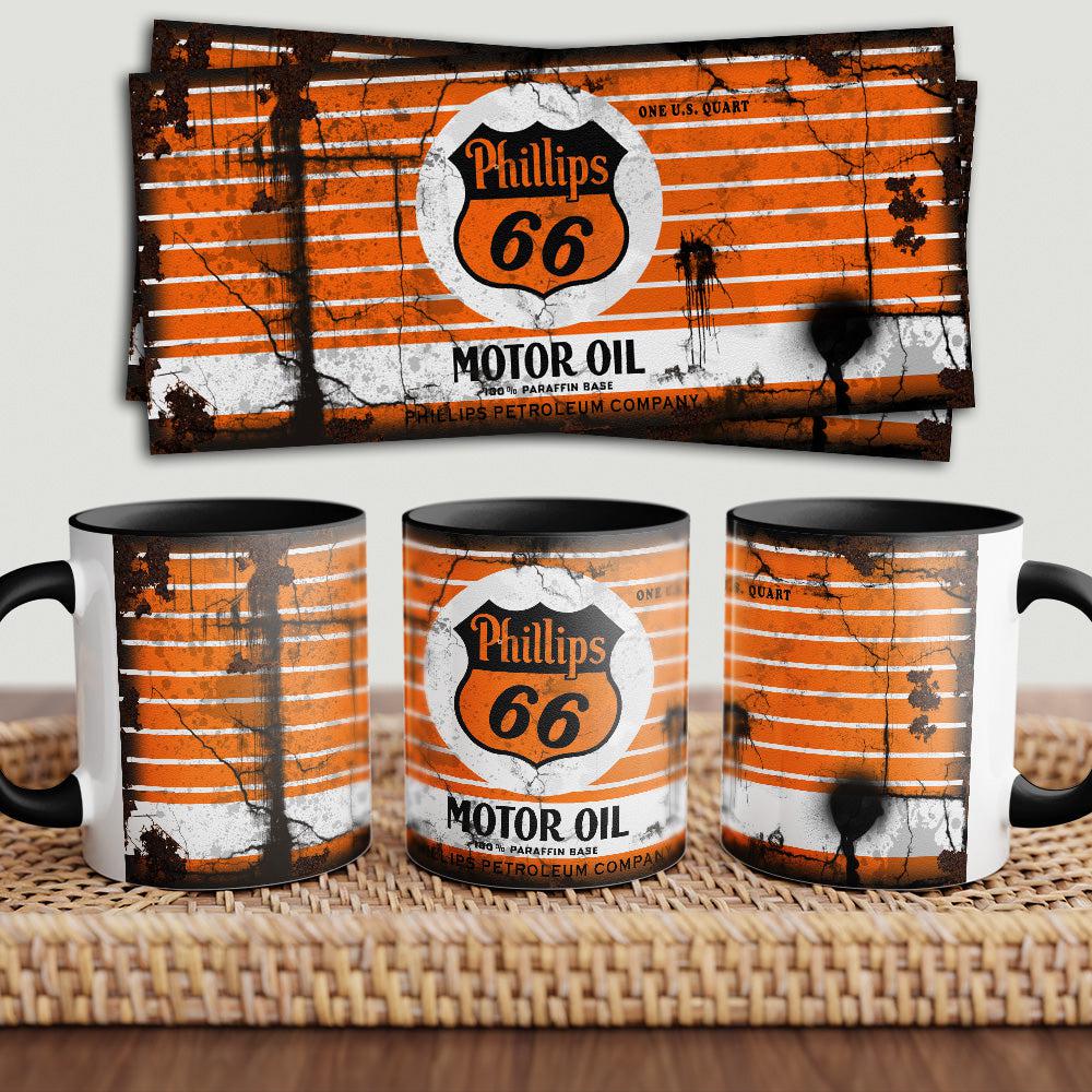Philips 66 "To Toner" Vintage Keramisk Krus-Krus-Motoroil-Garage Culture Shop- garage - man cave - merchandise
