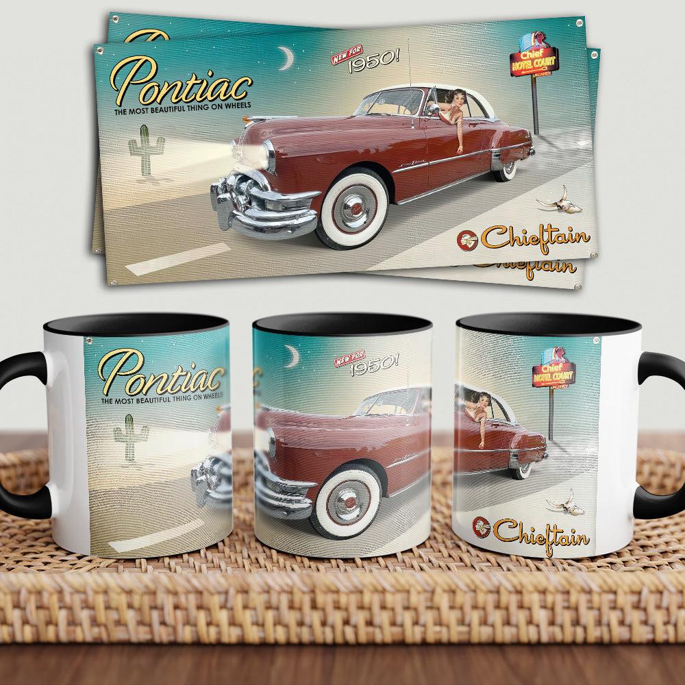 Pontiac Chieftain "To Toner" Vintage Keramisk Krus-Krus-Pontiac-Garage Culture Shop- garage - man cave - merchandise