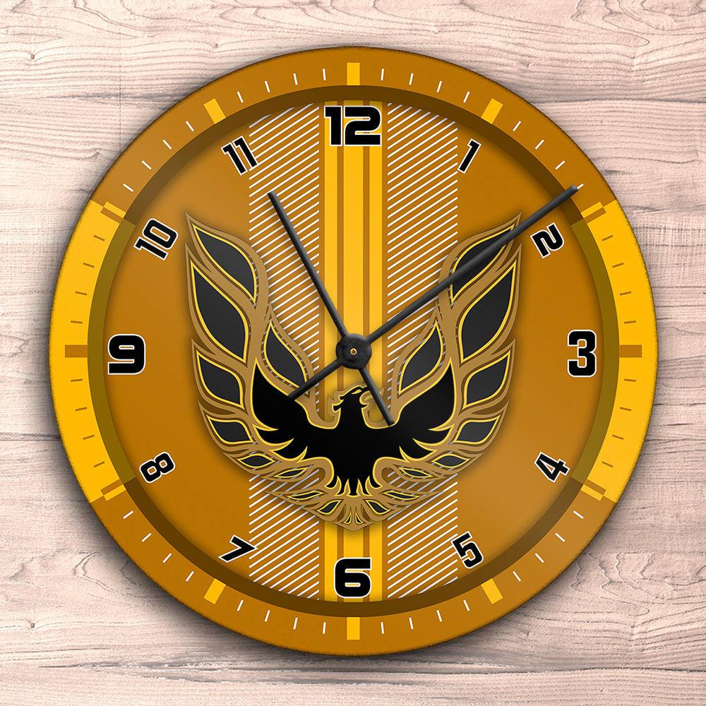 Pontiac Firebird Vægur Rundt-Clock-Pontiac-Garage Culture Shop- garage - man cave - merchandise