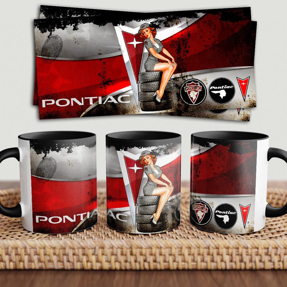 Pontiac Pin-Up "To Toner" Vintage Keramisk Krus-Krus-Pontiac-Garage Culture Shop- garage - man cave - merchandise