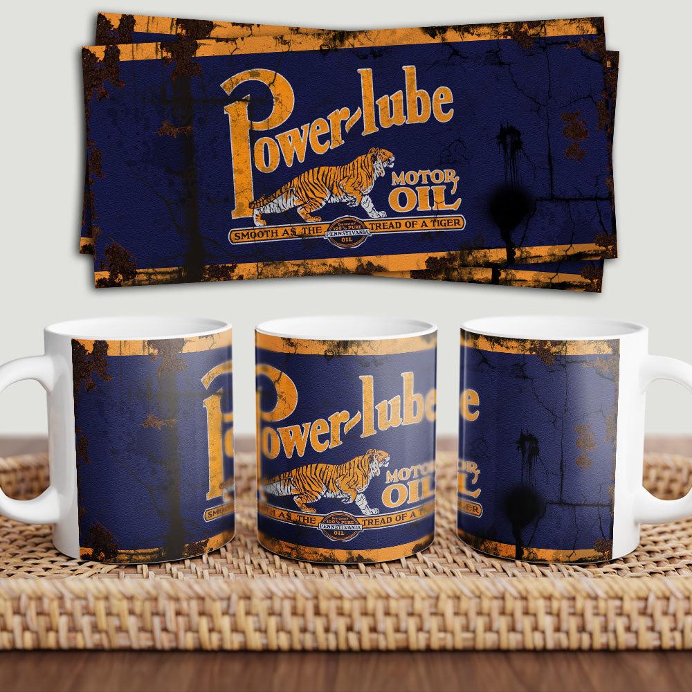 Powerlube Motorolie Keramisk Krus-Krus-Motoroil-Garage Culture Shop- garage - man cave - merchandise