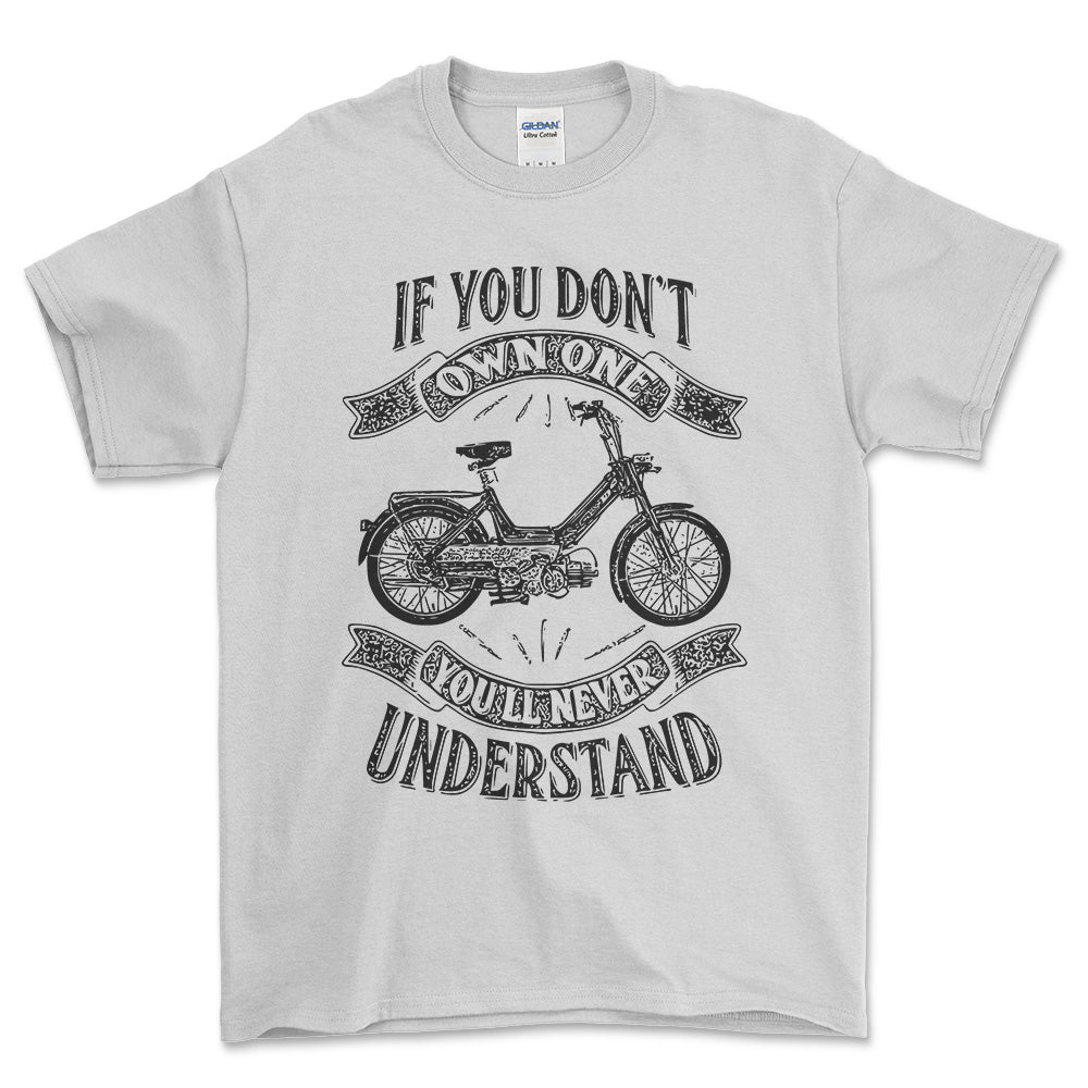 Puch - If You Dont Own One Puch Maxi-1 P Youll Never Understand Unisex T-Shirt , Bomuld-Beklædning-Puch-Hvid-S-Forside-Garage Culture Shop- garage - man cave - merchandise