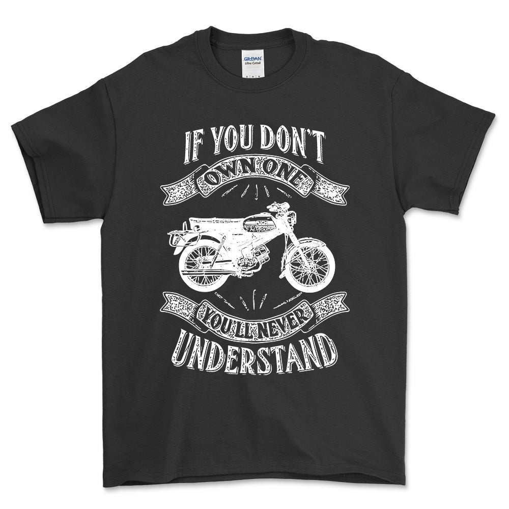 Puch - If You Dont Own One Puch Vz 50 F Youll Never Understand Unisex T-Shirt , Bomuld-Beklædning-Puch-Sort-S-Forside-Garage Culture Shop- garage - man cave - merchandise