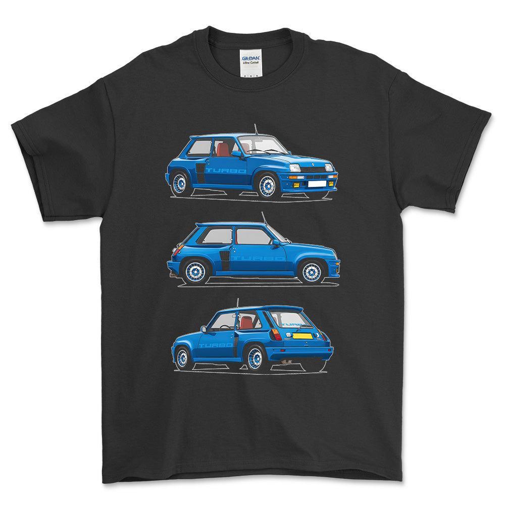 Renault 5 Turbo 1 - One Line Style Unisex T-Shirt-Beklædning-Renault-Garage Culture Shop- garage - man cave - merchandise