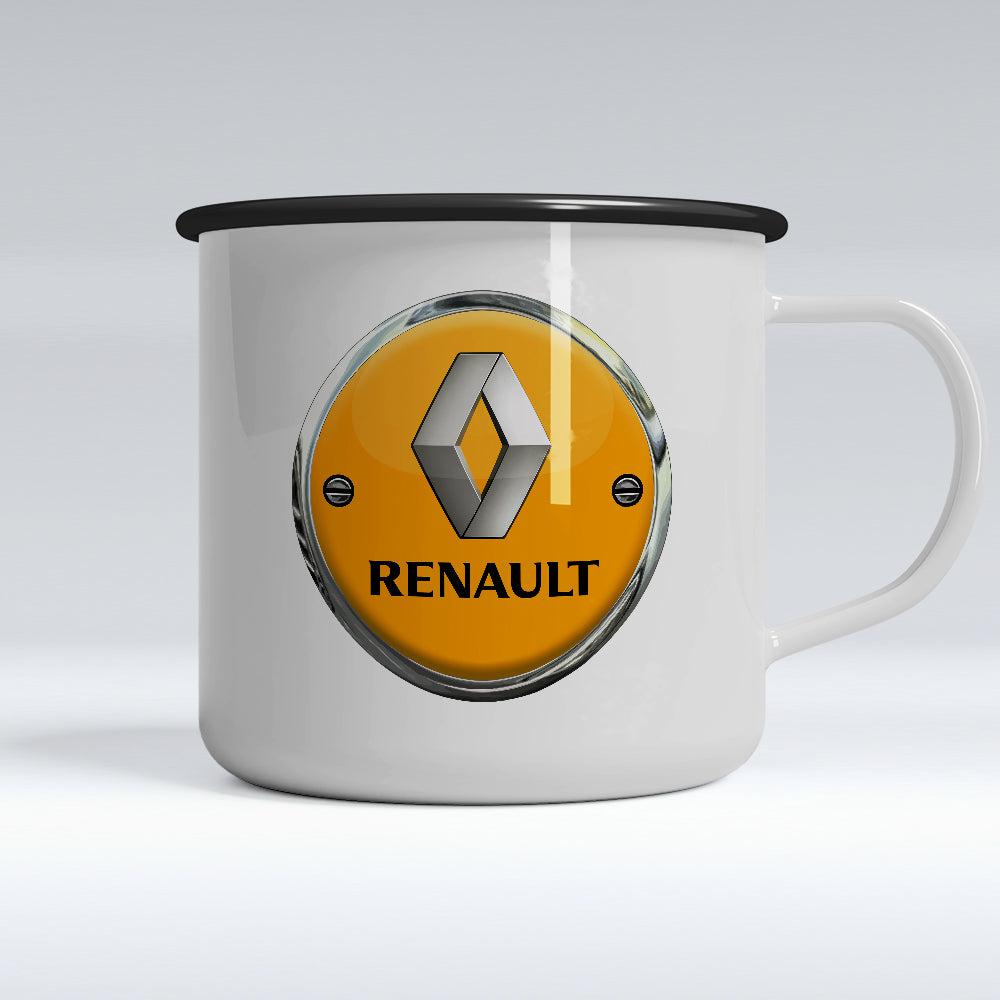 Renault Emaljekrus-Krus-Renault-Garage Culture Shop- garage - man cave - merchandise