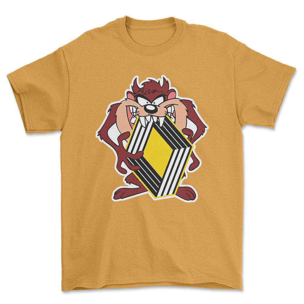 Renault TAZ Unisex T-Shirt , Bomuld-Beklædning-Renault-Garage Culture Shop- garage - man cave - merchandise