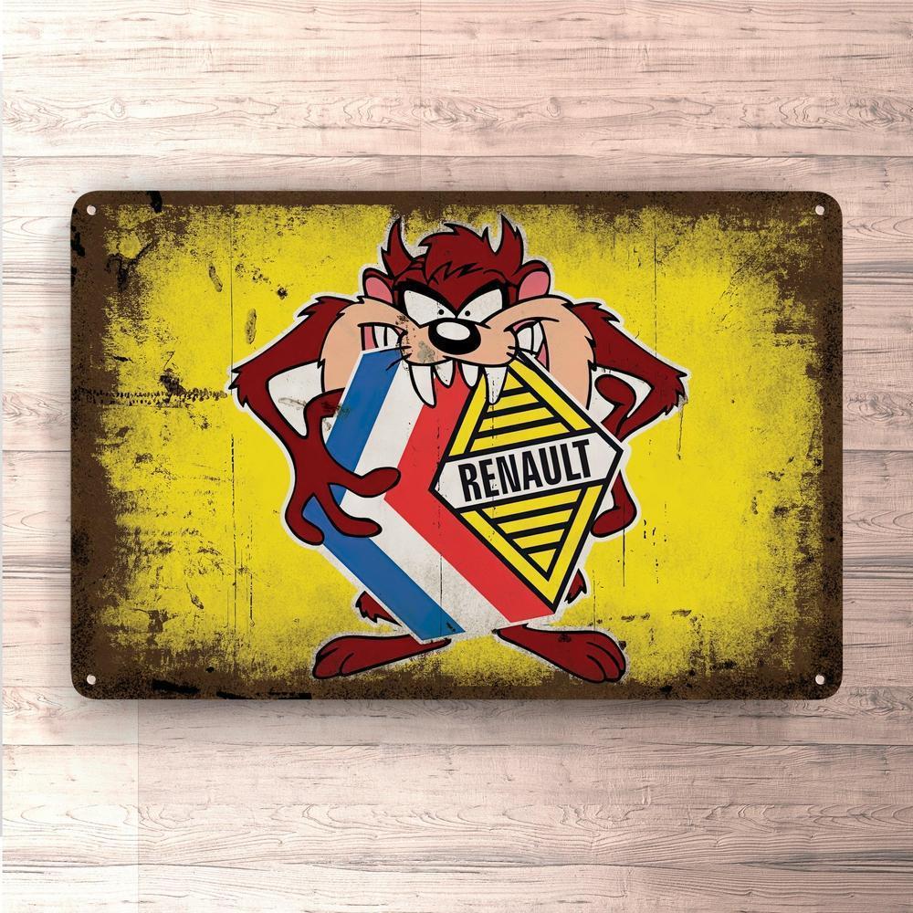 Renault Taz Vintage Skilte, Musemåtte, Dørmåtte , Plakat-Skilte-Renault-Garage Culture Shop- garage - man cave - merchandise