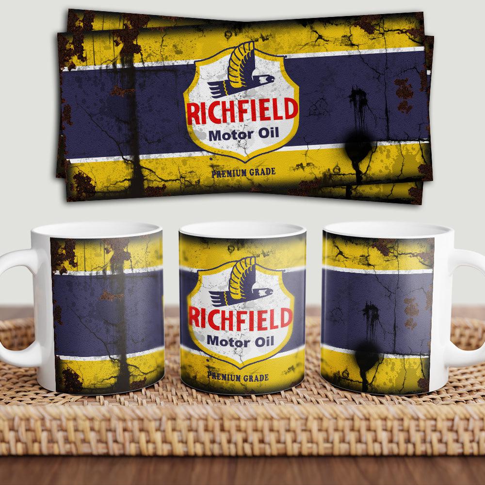 Richfield Motorolie Keramisk Krus-Krus-Motoroil-Garage Culture Shop- garage - man cave - merchandise