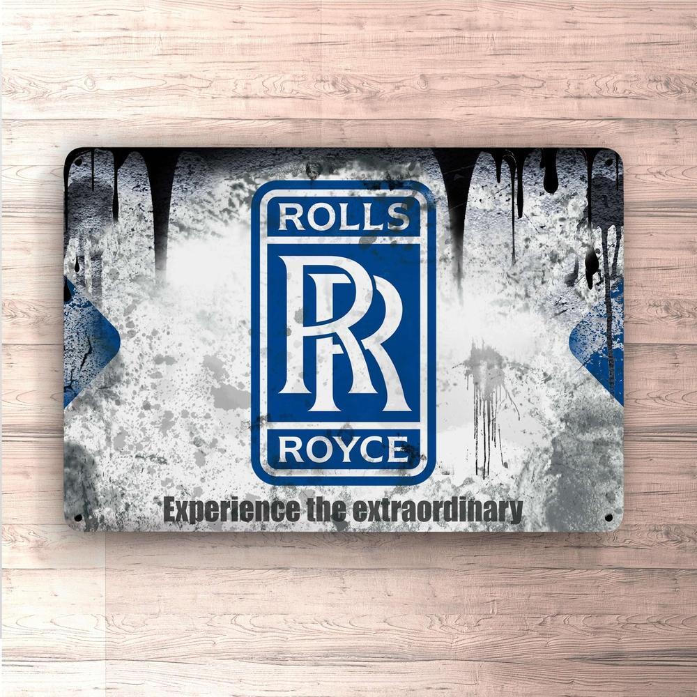 Rolls Royce Skilte, Musemåtte, Dørmåtte-Skilte-Rolls Royce-Garage Culture Shop- garage - man cave - merchandise