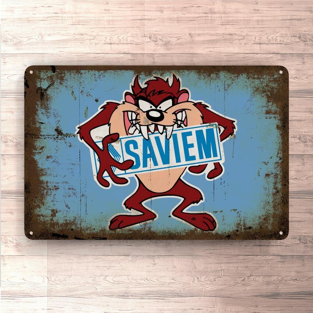 Saviem Taz Vintage Skilte, Musemåtte, Dørmåtte-Skilte-Saviem-Garage Culture Shop- garage - man cave - merchandise