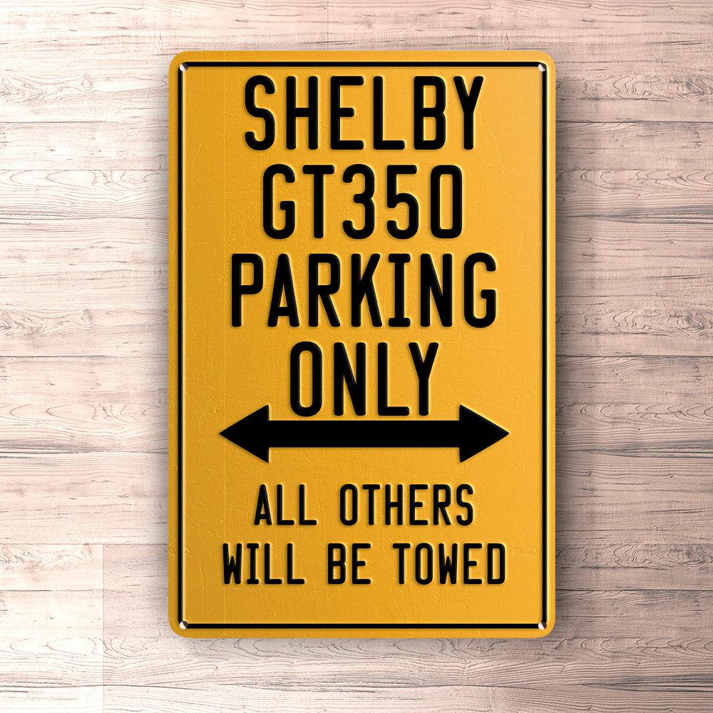 Shelby Gt350 Parking Only Skilte, Musemåtte, Dørmåtte-Parking skilte-Shelby-Garage Culture Shop- garage - man cave - merchandise