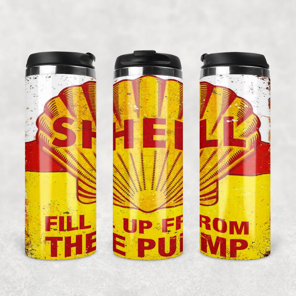 Shell Motor Oil Termokrus Tumbler Rustfrit Stål-Krus-Motorolie-Garage Culture Shop- garage - man cave - merchandise