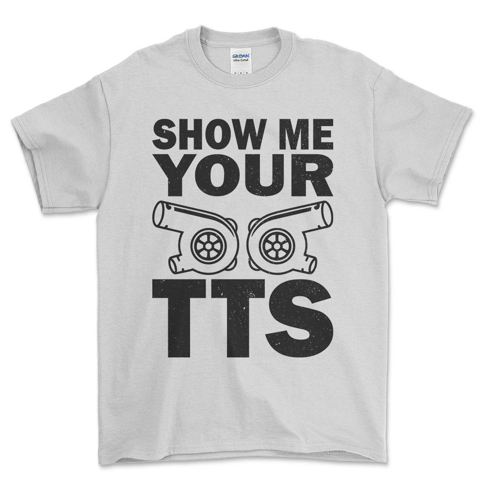 Show Me Your TTS T-Shirt , Bomuld-Beklædning-Garage Culture-Hvid-S-Forside-Garage Culture Shop- garage - man cave - merchandise