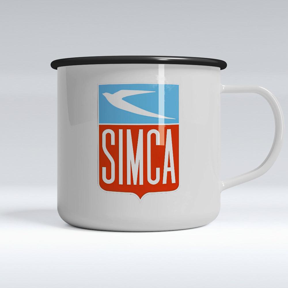 Simca Emaljekrus-Krus-Simca-Garage Culture Shop- garage - man cave - merchandise