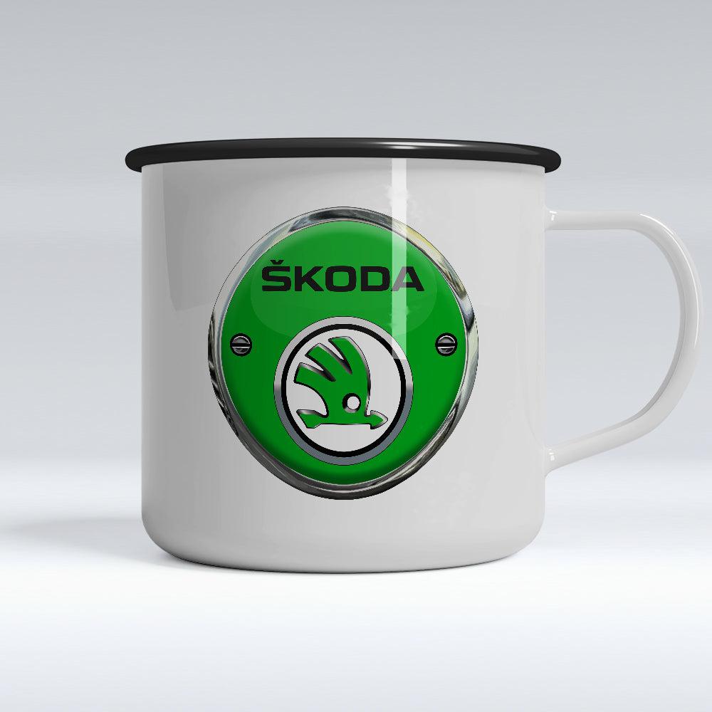 Škoda Emaljekrus-Krus-Skoda-Garage Culture Shop- garage - man cave - merchandise