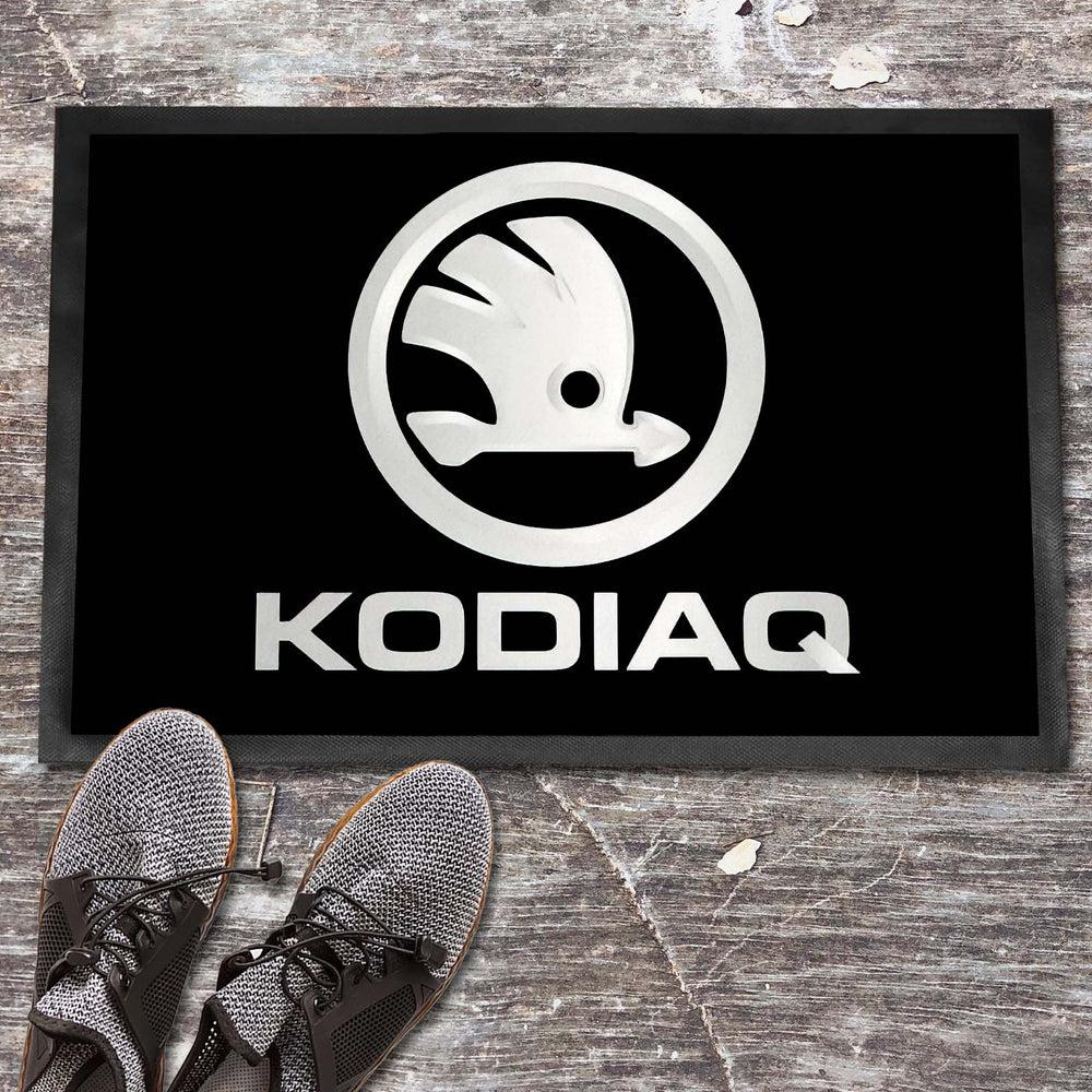 Škoda Kodiaq Skilte, Musemåtte, Dørmåtte-Skilte-Skoda-Dørmåtte 40x60 cm-Garage Culture Shop- garage - man cave - merchandise
