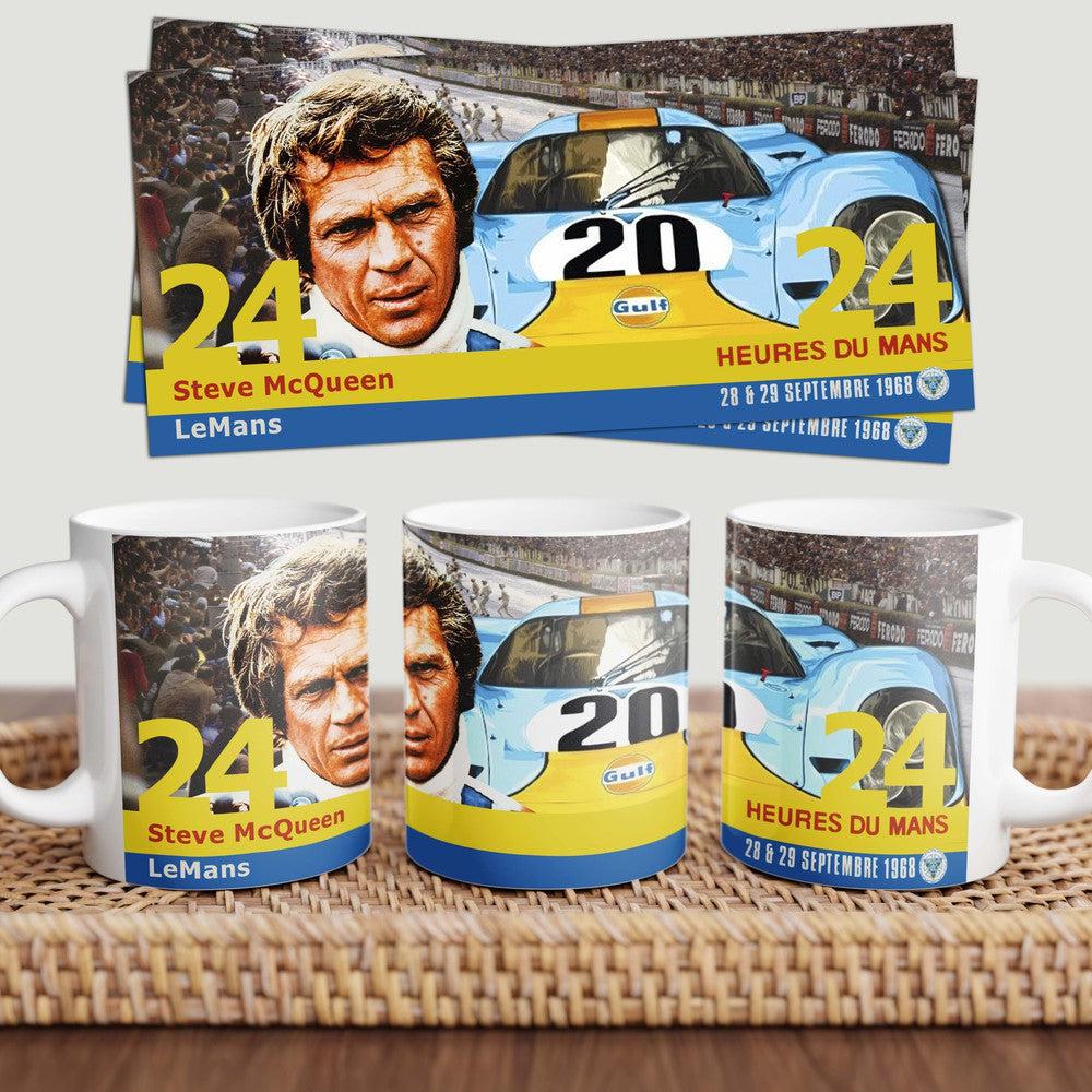 Steve Mcqueen Krus-Krus-Race Car-Garage Culture Shop- garage - man cave - merchandise