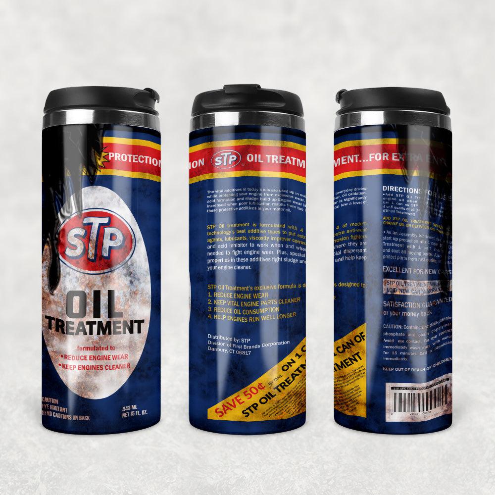 Stp Motor Oil Termokrus Tumbler Rustfrit Stål-Krus-Motorolie-Garage Culture Shop- garage - man cave - merchandise