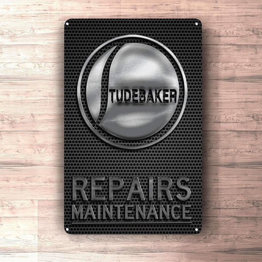 Studebaker Repairs Maintenance Skilte, Musemåtte, Dørmåtte , Plakat-Skilte-Studebaker-Garage Culture Shop- garage - man cave - merchandise