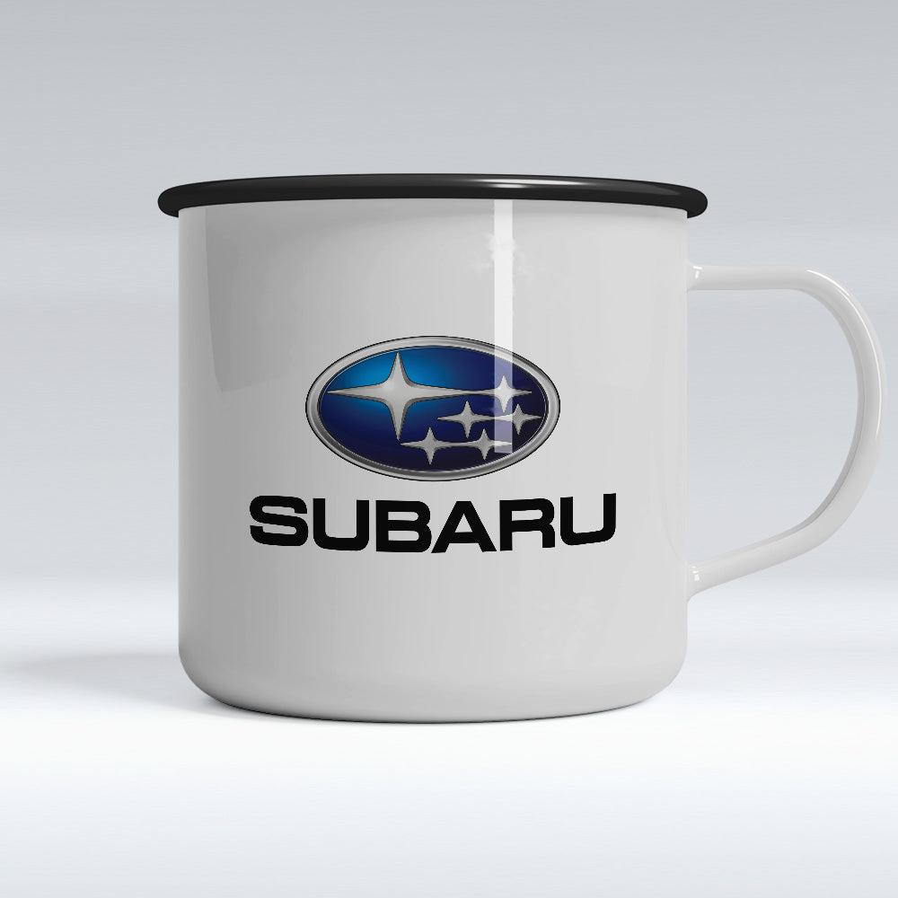 Subaru Emaljekrus-Krus-Subaru-Garage Culture Shop- garage - man cave - merchandise