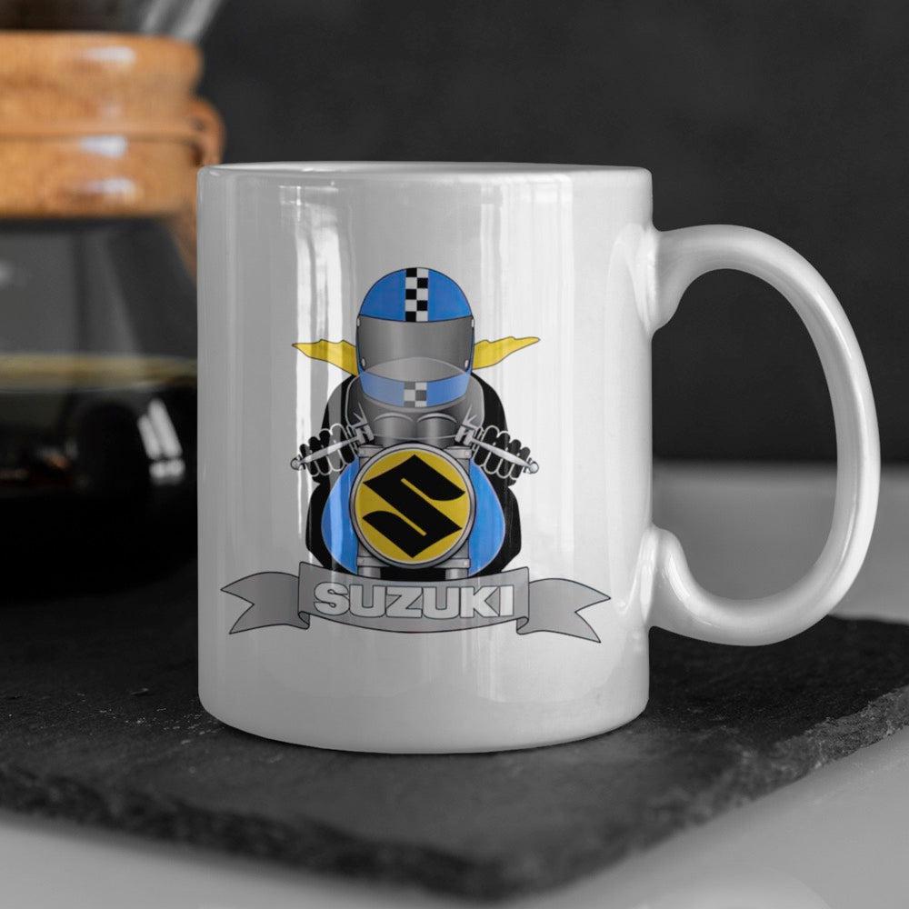 Suzuki Biker Keramisk Krus-Krus-Suzuki-Garage Culture Shop- garage - man cave - merchandise