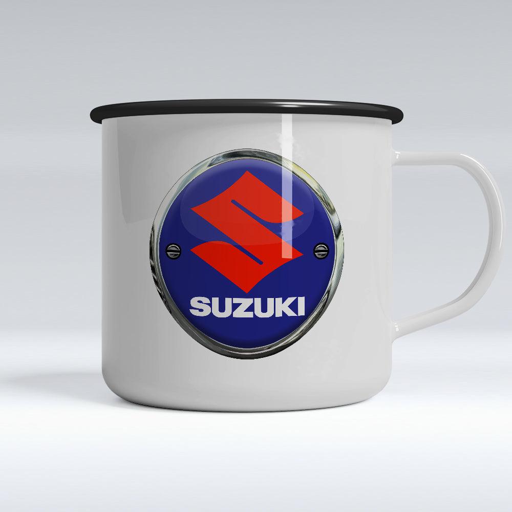 Suzuki Emaljekrus-Krus-Suzuki-Garage Culture Shop- garage - man cave - merchandise