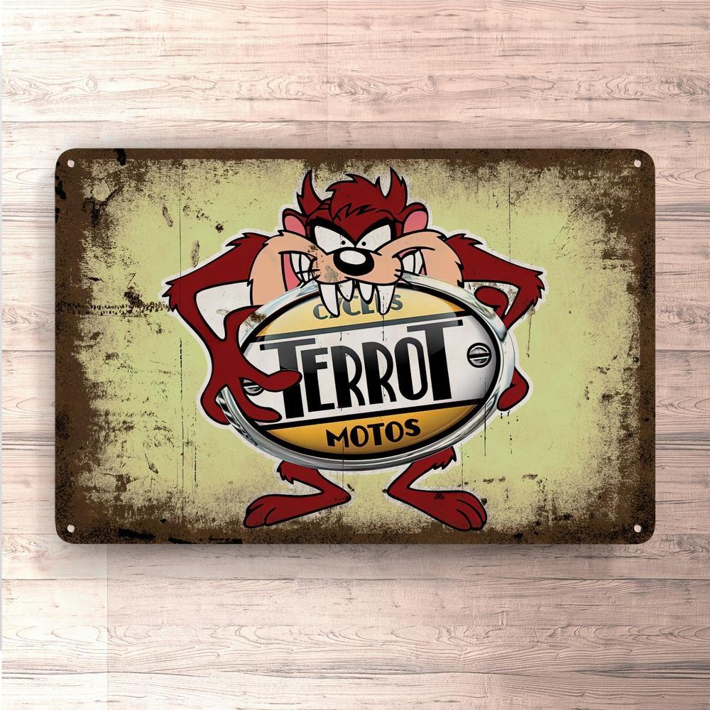 Terrot Taz Vintage Skilte, Musemåtte, Dørmåtte-Skilte-Terrot-Garage Culture Shop- garage - man cave - merchandise