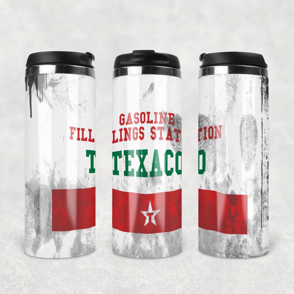 Texaco Motor Oil Termokrus Tumbler Rustfrit Stål-Krus-Motorolie-Garage Culture Shop- garage - man cave - merchandise