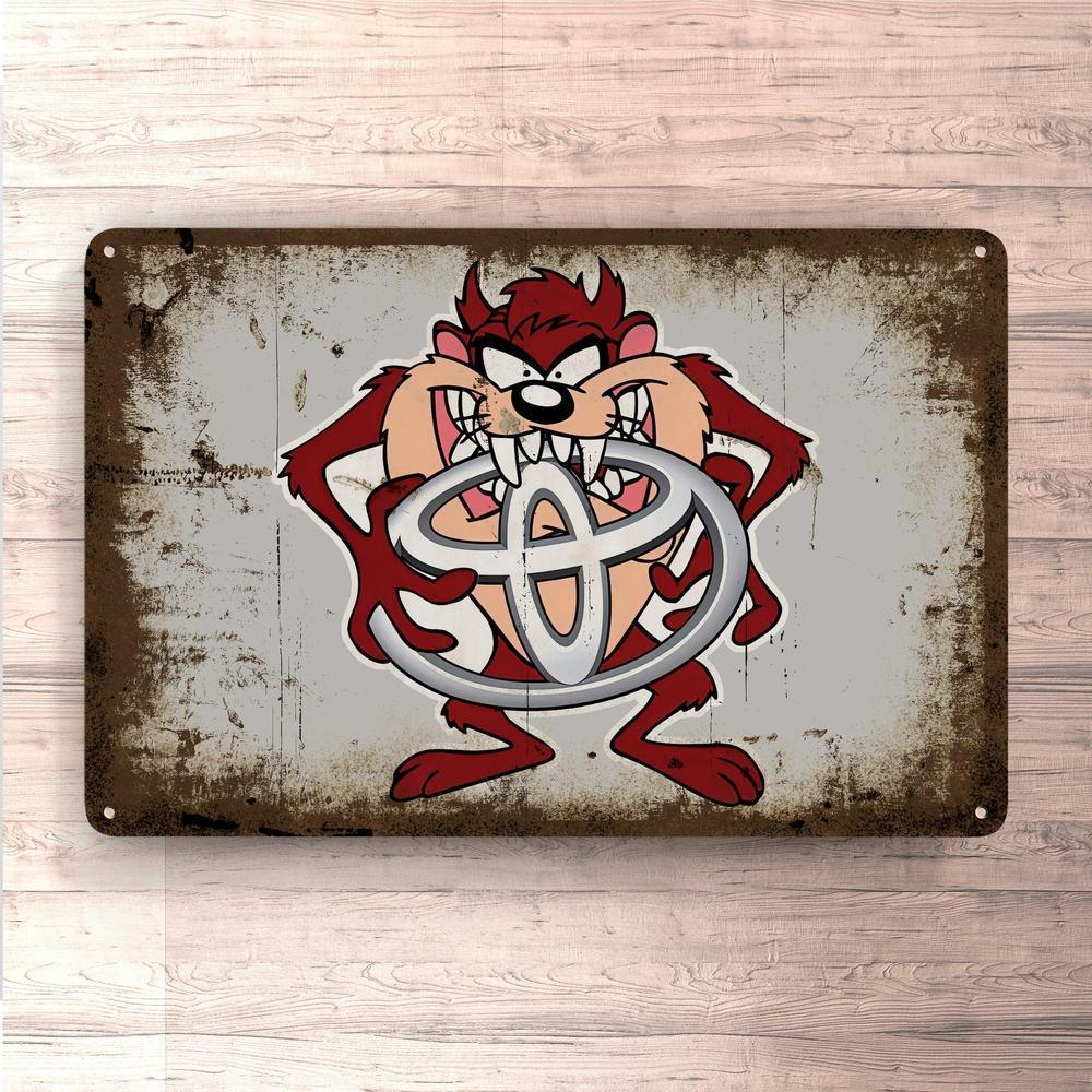 Toyota Taz Vintage Skilte, Musemåtte, Dørmåtte-Skilte-Toyota-Garage Culture Shop- garage - man cave - merchandise