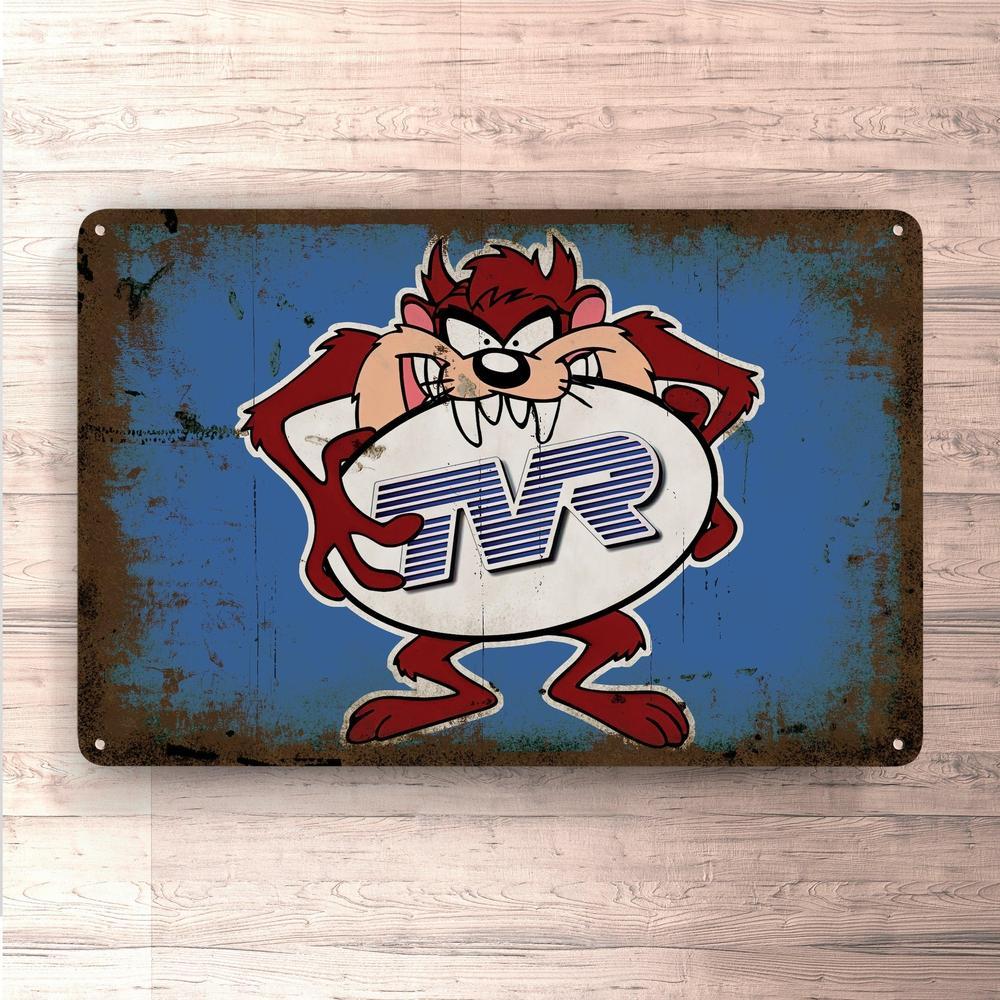 Tvr Pin-Up Vintage Skilte, Musemåtte, Dørmåtte-Skilte-TVR-Garage Culture Shop- garage - man cave - merchandise