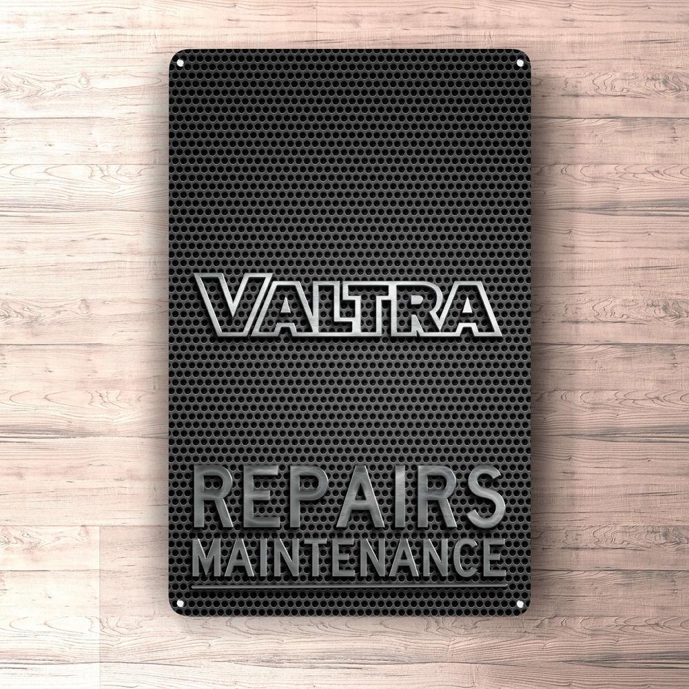 Valtra Repairs Maintenance Skilte, Musemåtte, Dørmåtte , Plakat-Skilte-Valtra-Garage Culture Shop- garage - man cave - merchandise