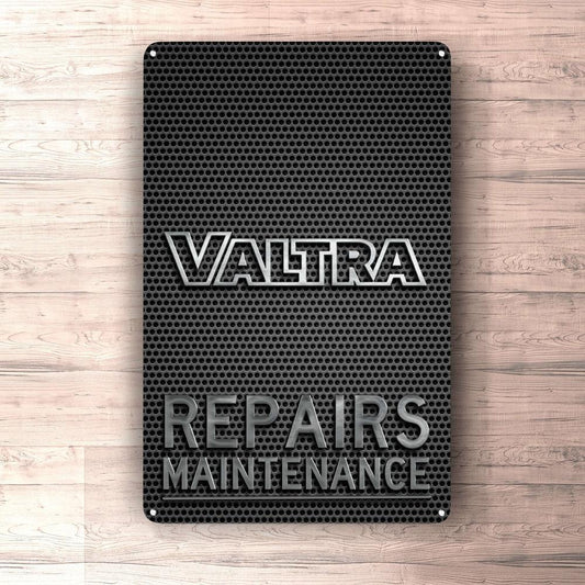 Valtra Repairs Maintenance Skilte, Musemåtte, Dørmåtte , Plakat-Skilte-Valtra-Garage Culture Shop- garage - man cave - merchandise