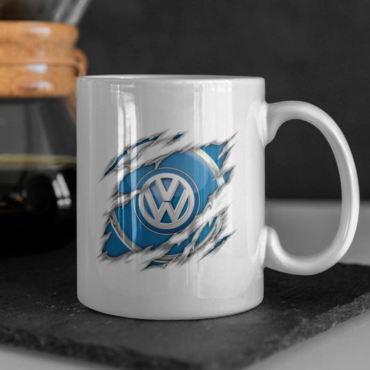 Volkswagen VW Ripped Keramisk Krus-Krus-VW-Garage Culture Shop- garage - man cave - merchandise