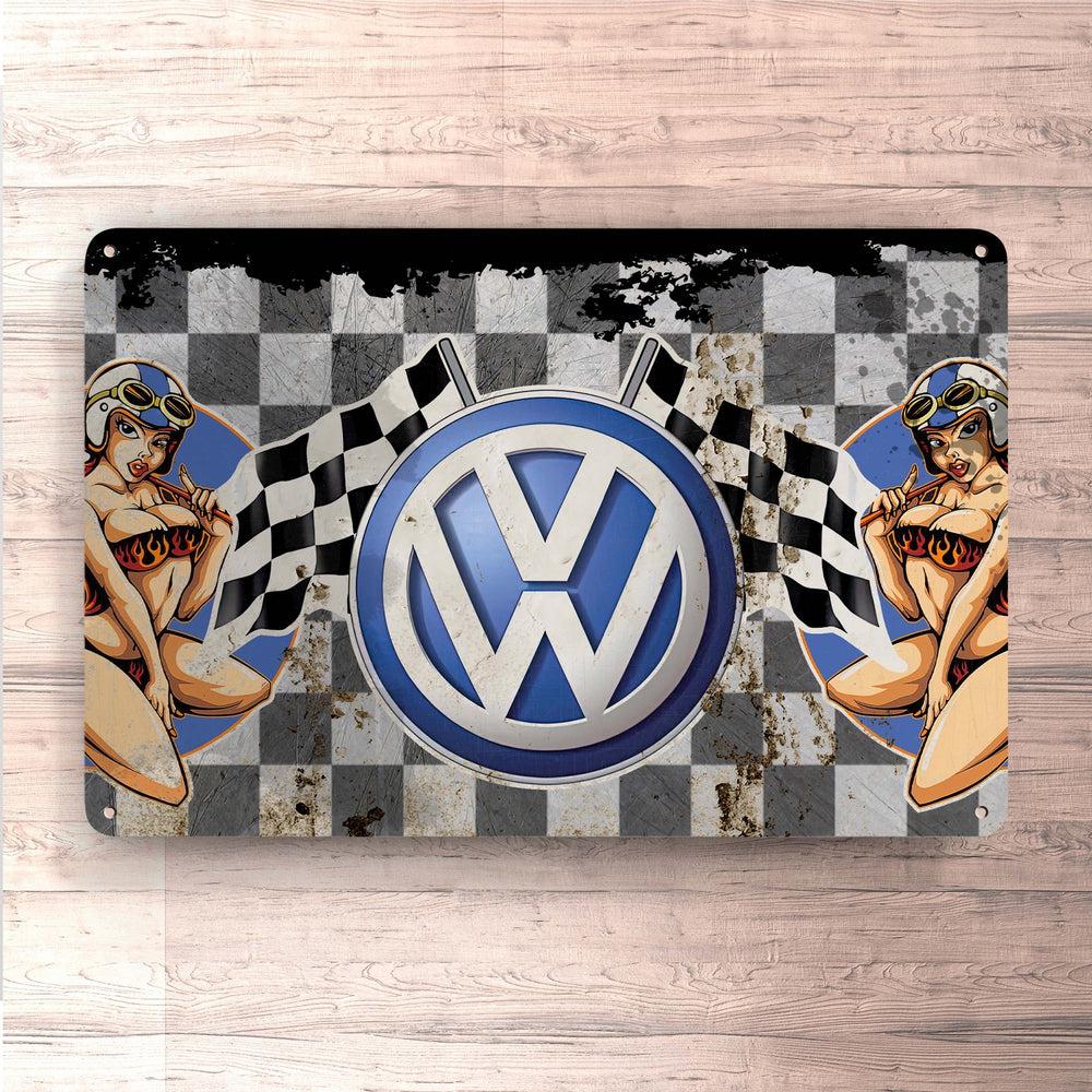 Volkswagen VW Skilte, Musemåtte, Dørmåtte-Skilte-VW-Garage Culture Shop- garage - man cave - merchandise