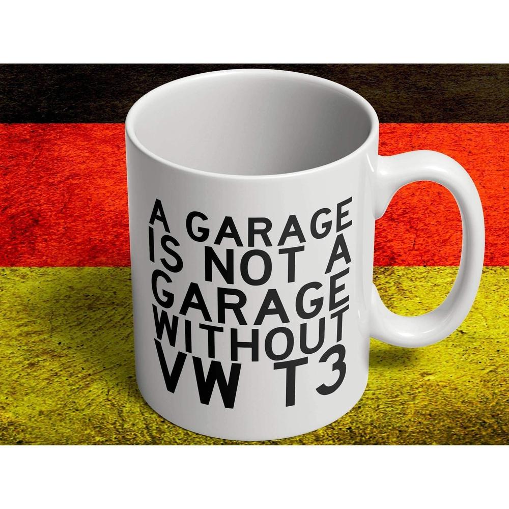 Volkswagen VW T3 A Garage Is Not A Garage Without VW T3 Keramisk Krus-Krus-VW-Garage Culture Shop- garage - man cave - merchandise