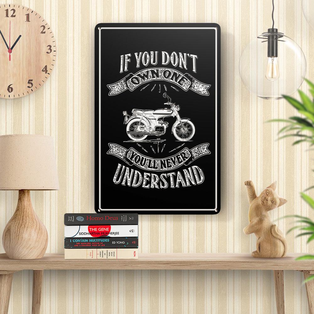 Yamaha Fs1 If You Dont Own One Yamaha Fs1K Youll Never Understand Skilte, Musemåtte, Dørmåtte-Skilte-Yamaha-Garage Culture Shop- garage - man cave - merchandise