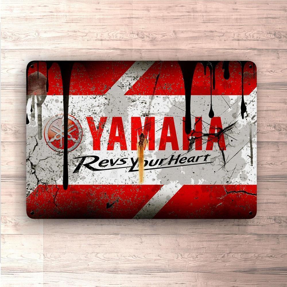 Yamaha Skilte, Musemåtte, Dørmåtte-Skilte-Yamaha-Garage Culture Shop- garage - man cave - merchandise