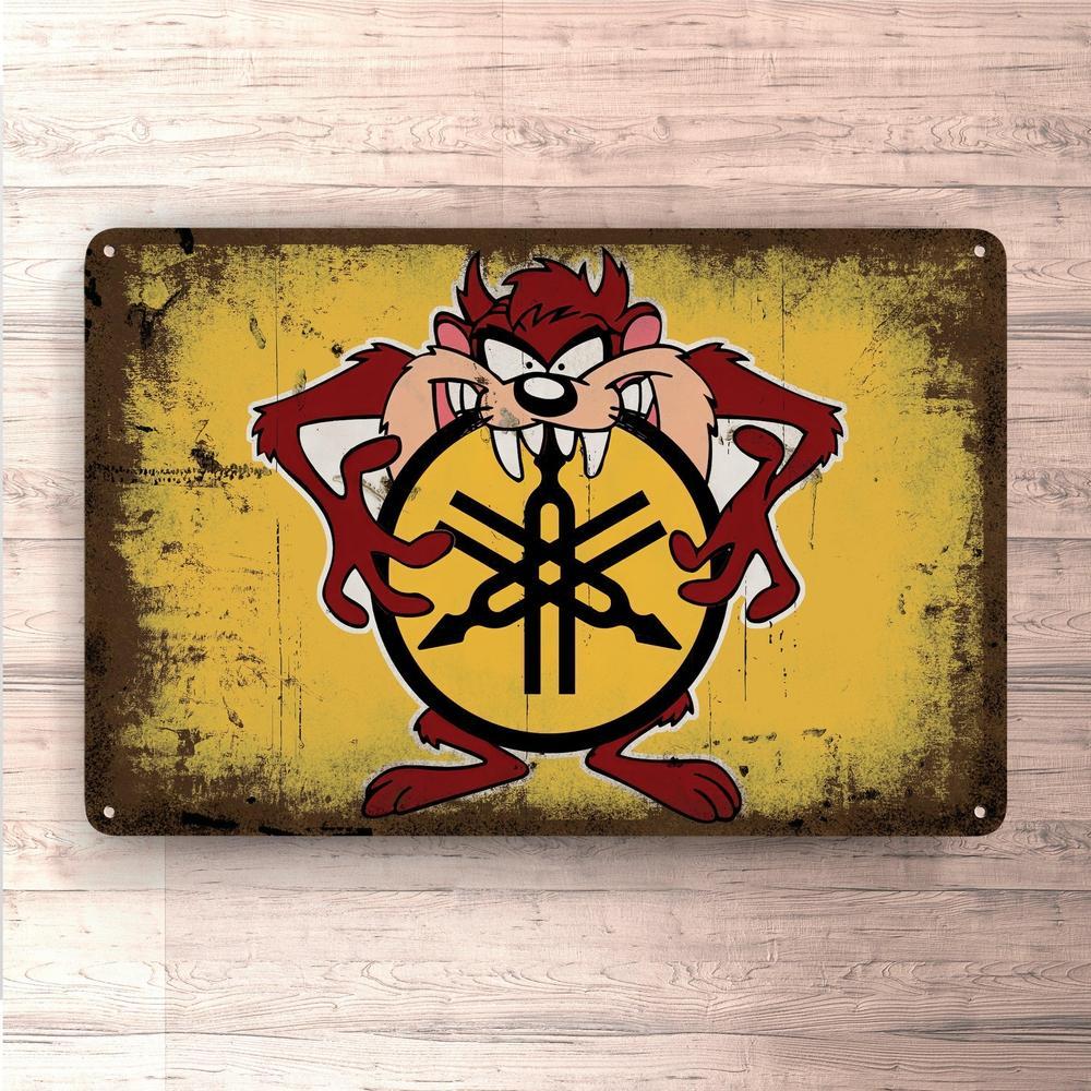 Yamaha Taz Vintage Skilte, Musemåtte, Dørmåtte-Skilte-Yamaha-Garage Culture Shop- garage - man cave - merchandise