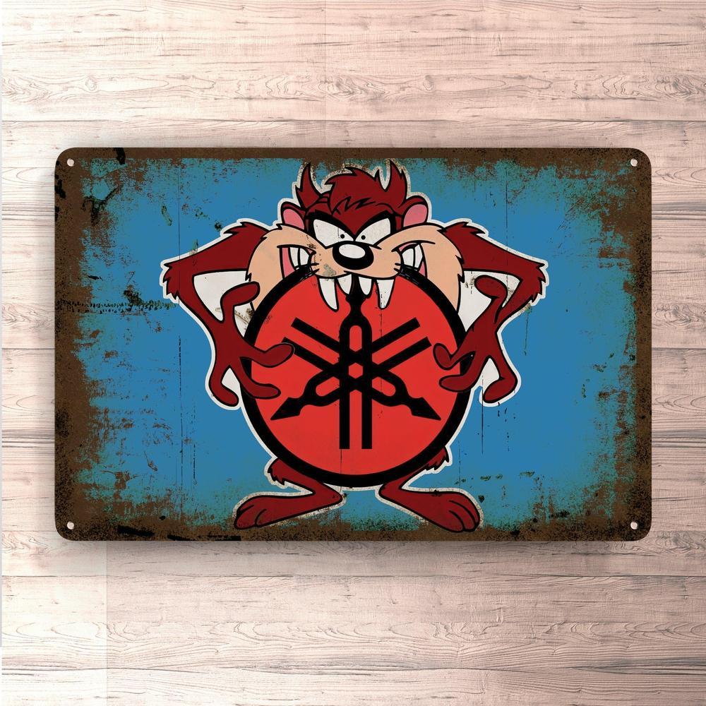 Yamaha Taz Vintage Skilte, Musemåtte, Dørmåtte-Skilte-Yamaha-Garage Culture Shop- garage - man cave - merchandise