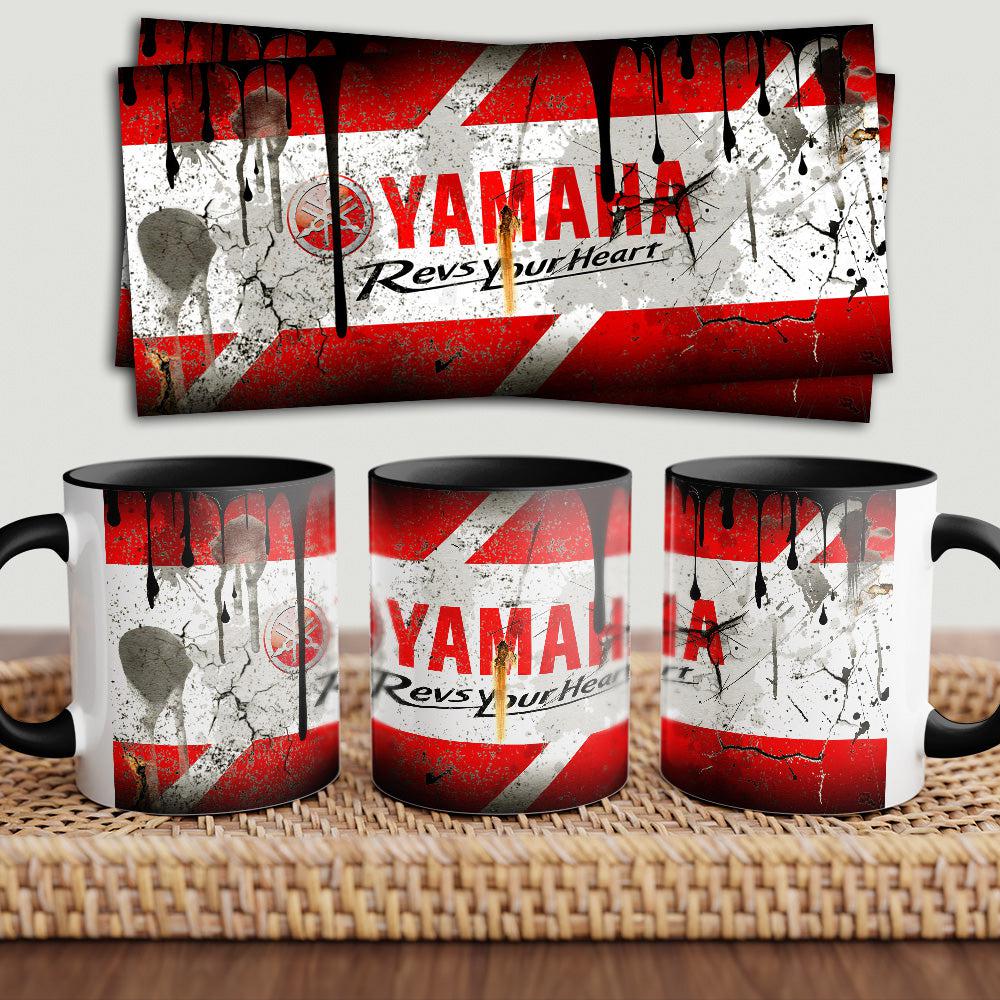 Yamaha "To Toner" Vintage Keramisk Krus-Krus-Yamaha-Garage Culture Shop- garage - man cave - merchandise