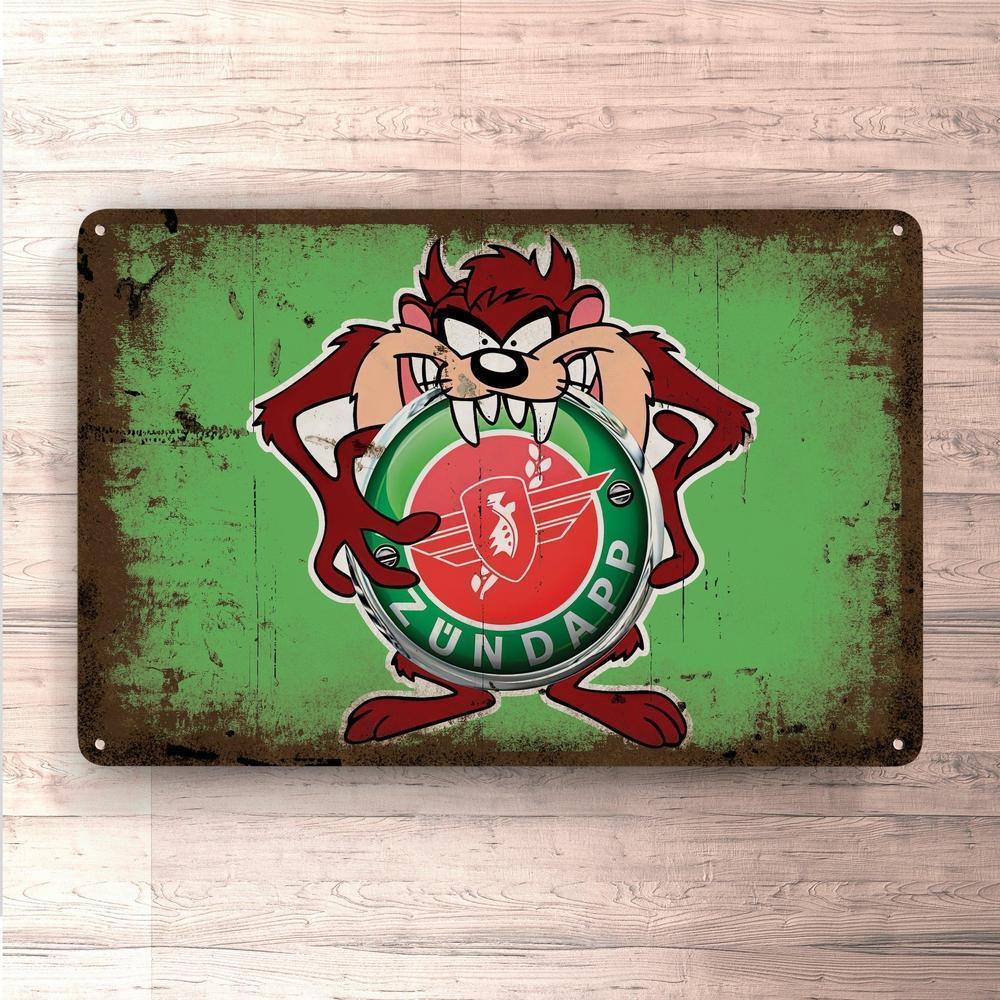 Zundapp Taz Vintage Skilte, Musemåtte, Dørmåtte-Skilte-Zündapp-Garage Culture Shop- garage - man cave - merchandise