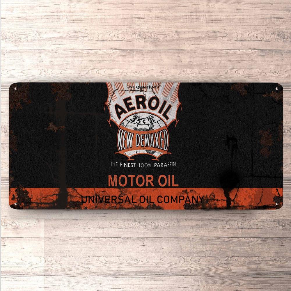 Aeroil Motor Oil Vintage 30x60cm Skilt-Skilte-Motoroil-Garage Culture Shop- garage - man cave - merchandise