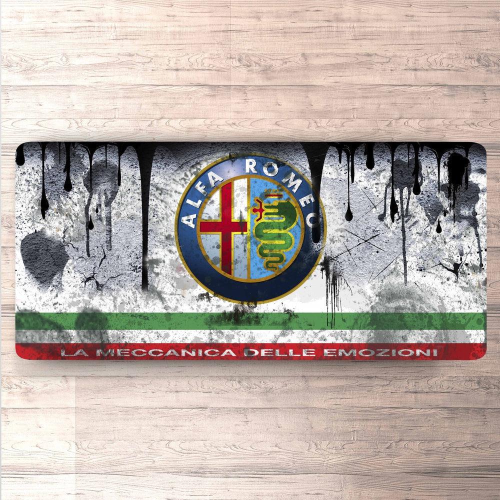 Alfa Romeo Vintage 30x60cm Skilt-Skilte-Alfa Romeo-Garage Culture Shop- garage - man cave - merchandise