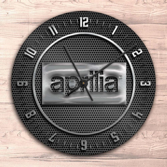 Aprilia Vægur Rundt-Clock-Aprilia-Garage Culture Shop- garage - man cave - merchandise