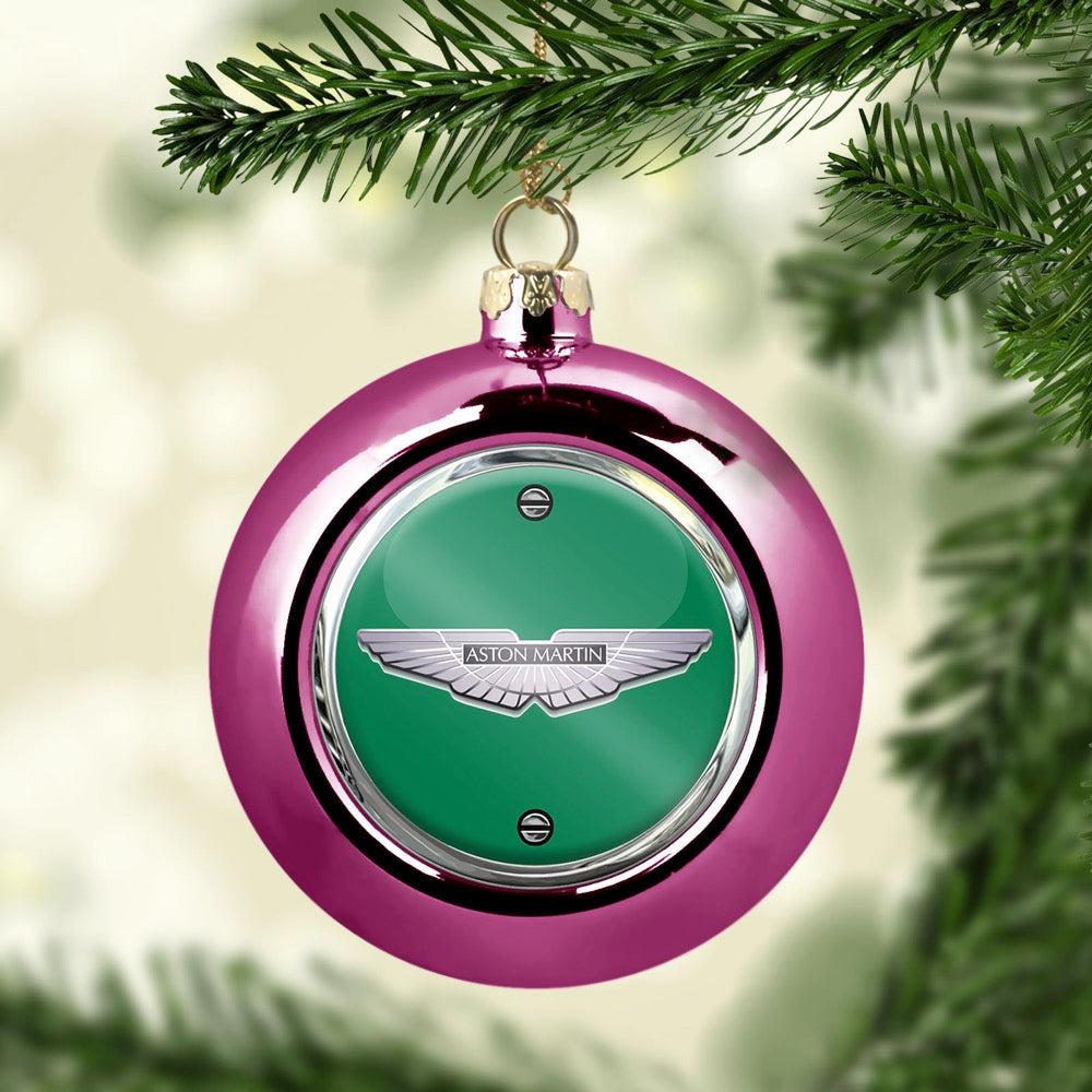 Aston Martin Julekugle-Julekugle-Aston Martin-Lyserød Pink-Garage Culture Shop- garage - man cave - merchandise