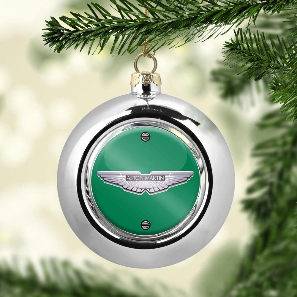 Aston Martin Julekugle-Julekugle-Aston Martin-Sølv-Garage Culture Shop- garage - man cave - merchandise