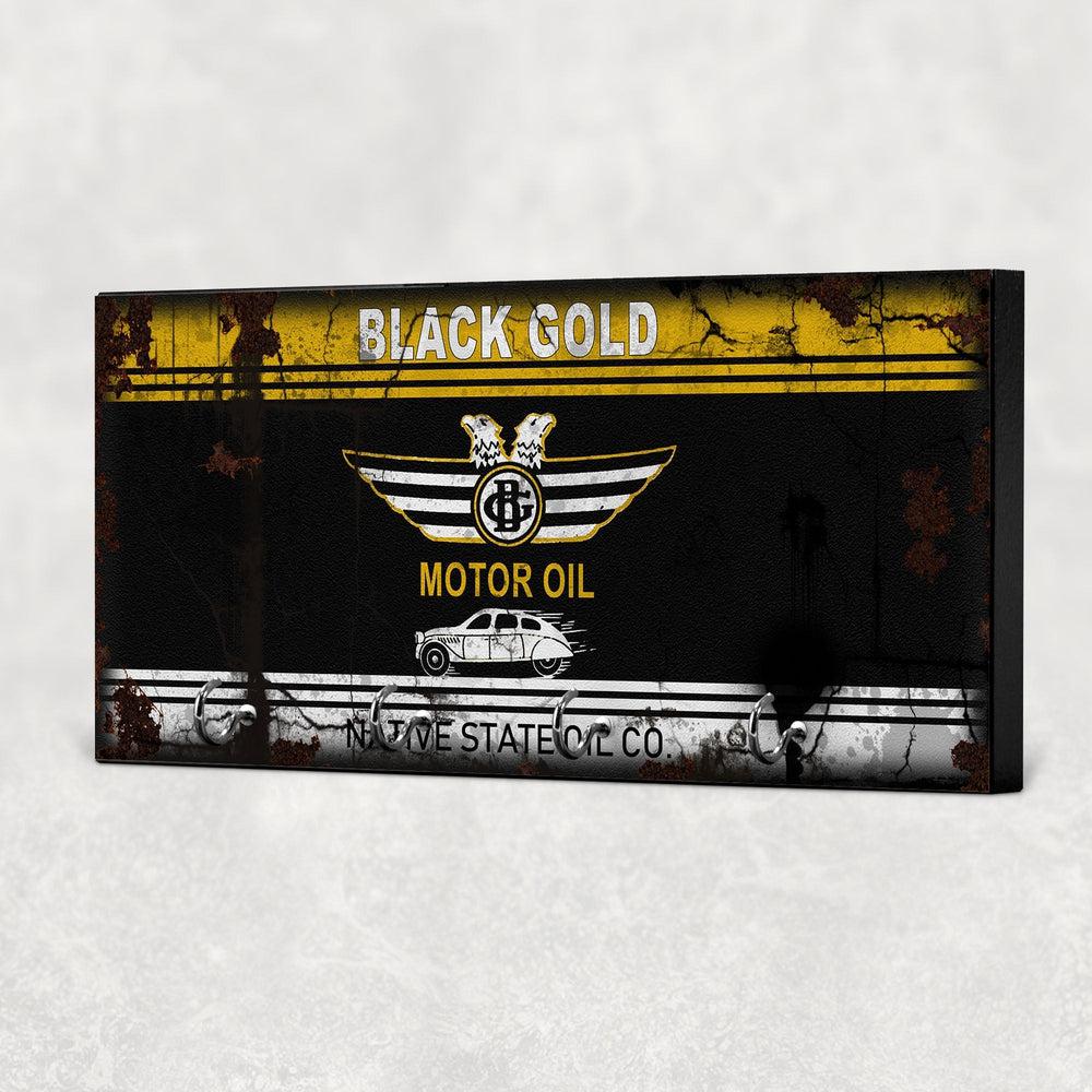Black Gold Motor Oil Vintage Nøgleholdere-Nøgleholdere-Motoroil-Garage Culture Shop- garage - man cave - merchandise